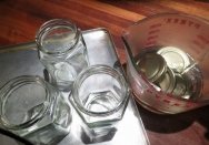 Method of sterilising jars, dry jars.