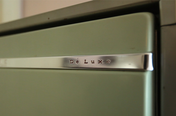 A detail of the fridge at Meroogal.