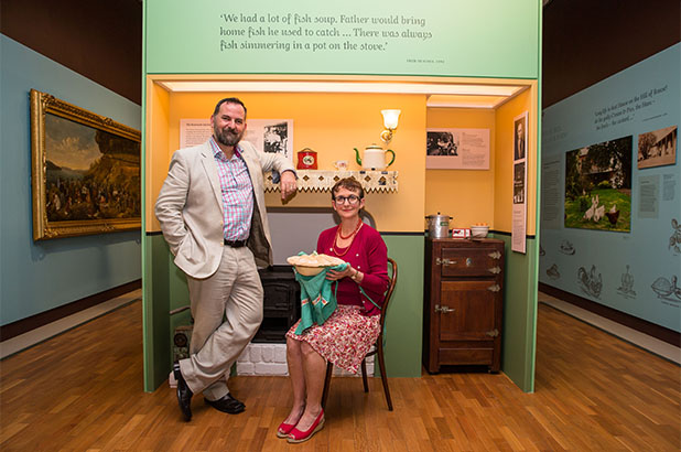 The Cook and the Curator at the Eat your history: a shared table exhibition.