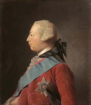 Portrait of King George III by Allan Ramsay, 1762.