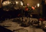 The Rouse Hill dining room by candlelight