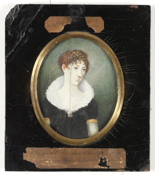 Elizabeth Macquarie ca 1810 watercolour on ivory miniature
