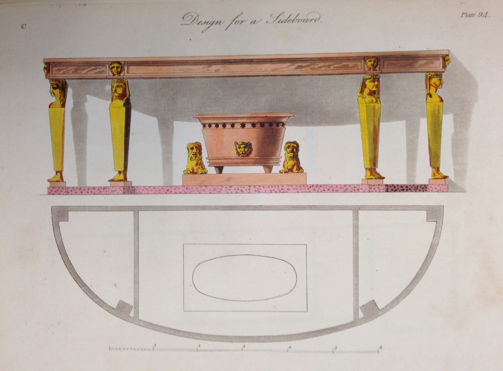 Design for a sideboard', from George Smith, Collection of designs for household furniture, J.Taylor, London, 1808