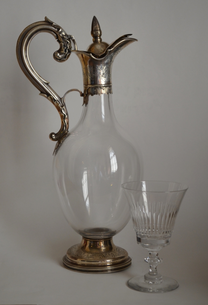 Decanter and glass