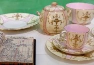 Thorburn family tea service and manuscript recipe book