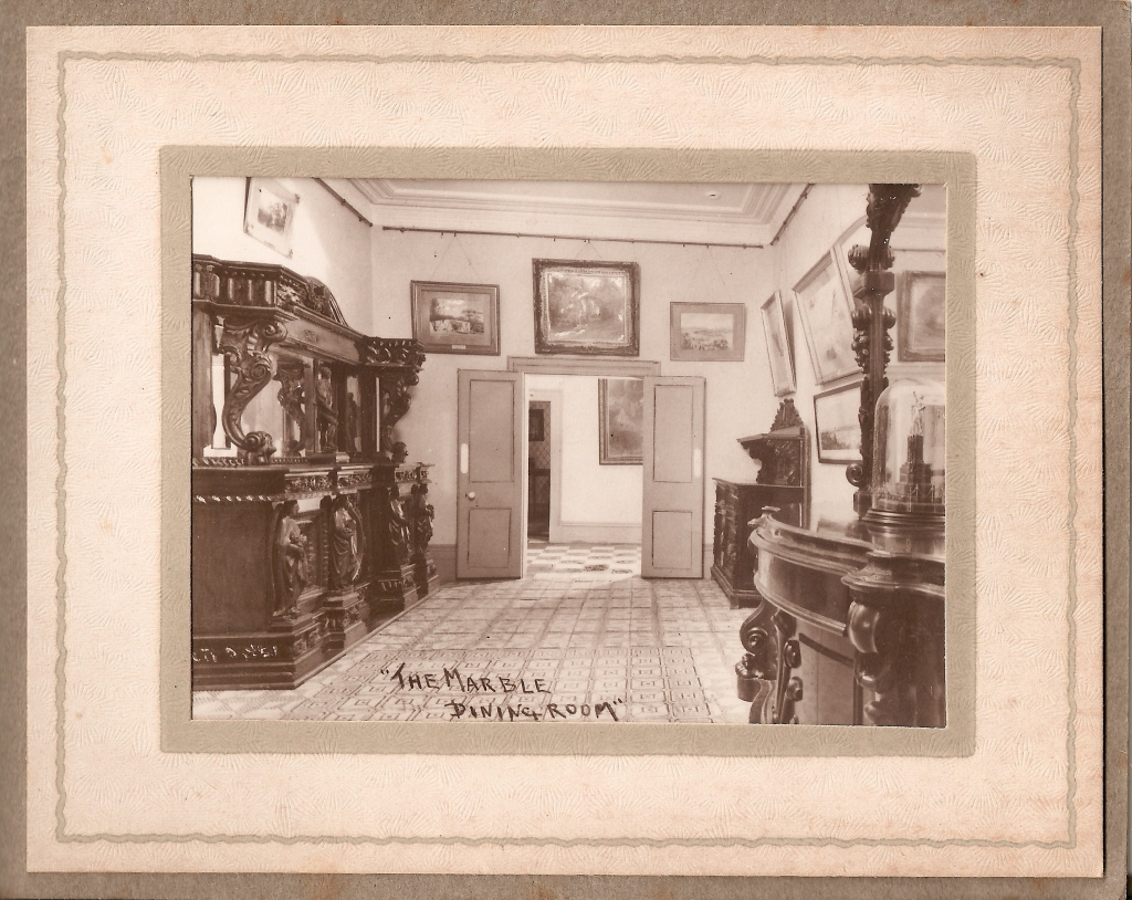 'The marble dining room'. Vaucluse House souvenir album, ca1935. Thomas Lawlor photographer. Vaucluse House.