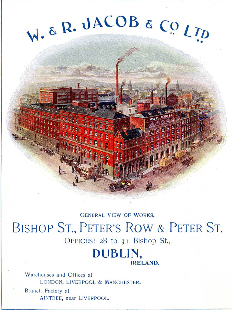 Jacobs factory in Dublin ca1910, which covered an entire city block_Photo © Dublin City Council with permission